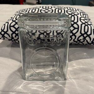 Clear Glass Storage Jar